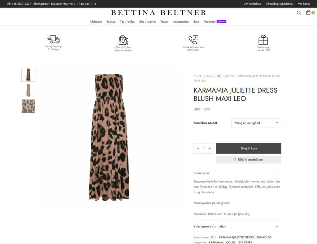 Bettina Beltner Hjemmeside i WordPress | Cases