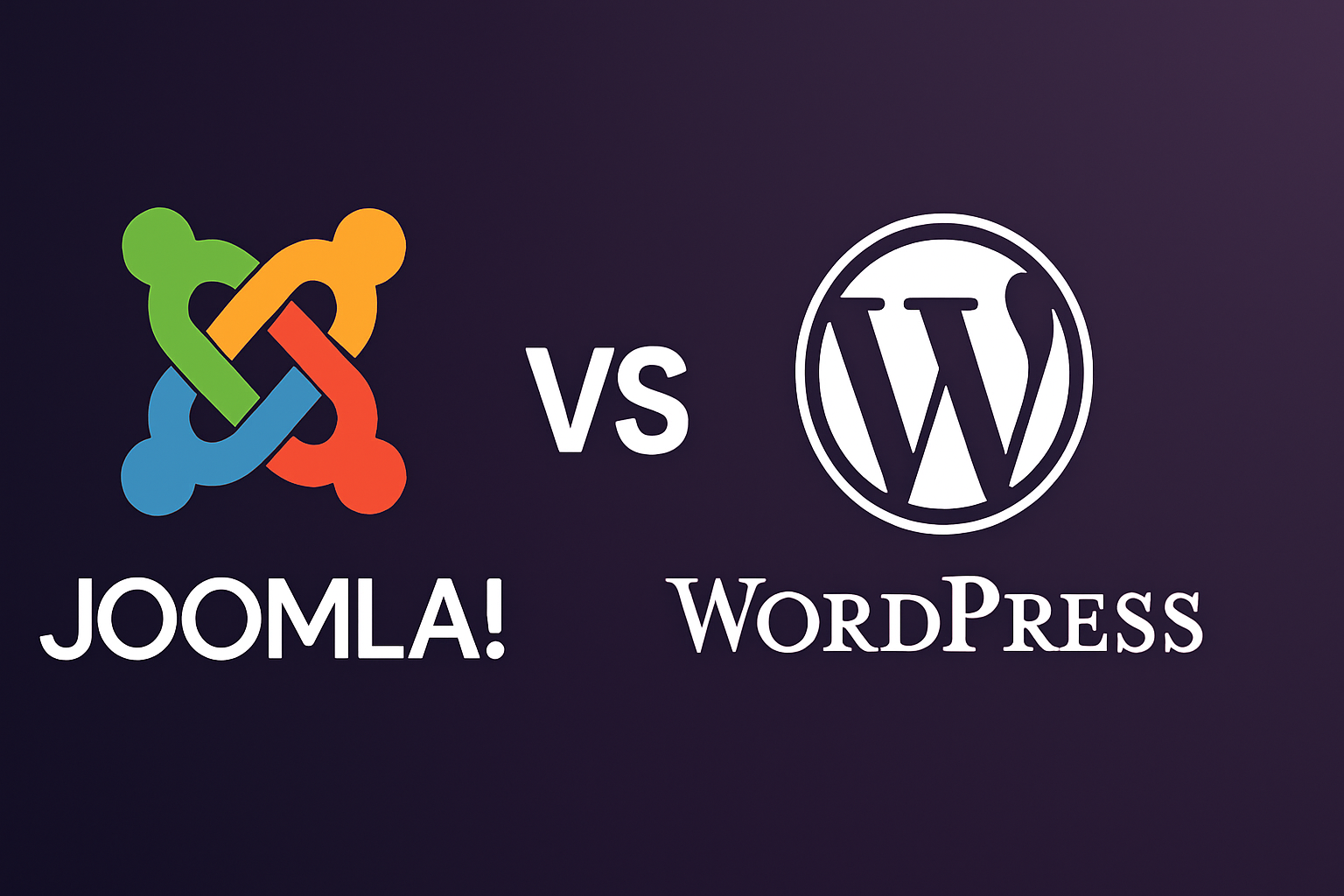Hvad er bedst? Joomla eller WordPress? Læs vores sammenligning